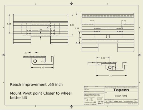 Mitre Rest Jig Plate - Close Reach - Image 2
