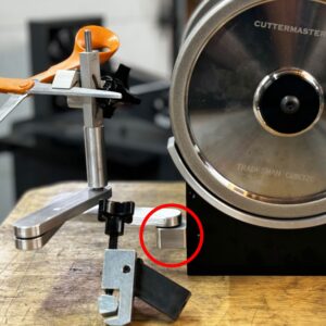Bracket to mount Scissor Sharpening Arm