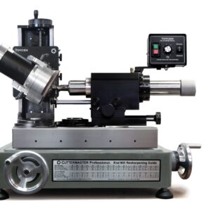 Journeyman Tower with Toycen Radius Air- Bull and Ball Nose Corner Radius End Mill / Tool Grinder, JXTR Sharpen Variable Flute end MIlls