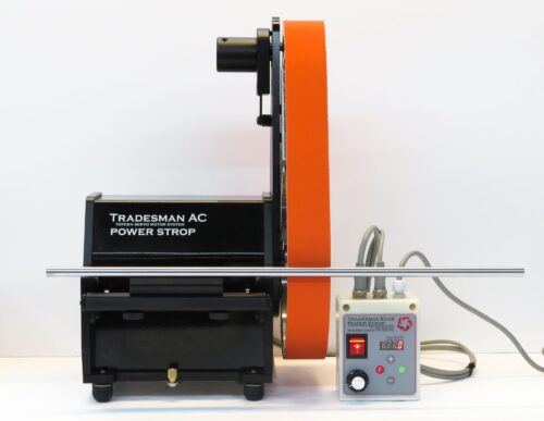 Power Strop a Single Wheel Sharpeners Work Station 12mm Rail, Belt over wheel - Image 7